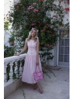 LILY PEMBE UZUN ELBİSE LILY PEMBE UZUN ELBİSE