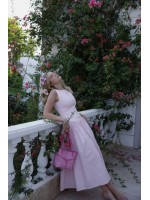 LILY PEMBE UZUN ELBİSE LILY PEMBE UZUN ELBİSE