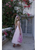 LILY PEMBE UZUN ELBİSE LILY PEMBE UZUN ELBİSE