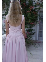LILY PEMBE UZUN ELBİSE LILY PEMBE UZUN ELBİSE