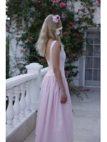 LILY PEMBE UZUN ELBİSE LILY PEMBE UZUN ELBİSE