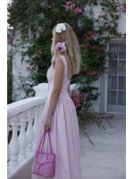 LILY PEMBE UZUN ELBİSE LILY PEMBE UZUN ELBİSE