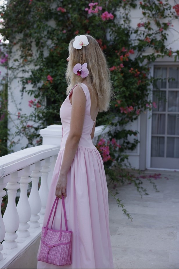 LILY PEMBE UZUN ELBİSE LILY PEMBE UZUN ELBİSE