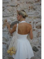CAPRİ BEYAZ ELBİSE CAPRİ BEYAZ ELBİSE