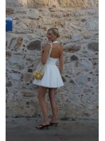 CAPRİ BEYAZ ELBİSE CAPRİ BEYAZ ELBİSE