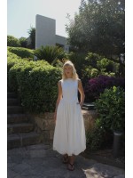 TOSCANA UZUN BEYAZ ELBİSE TOSCANA UZUN BEYAZ ELBİSE
