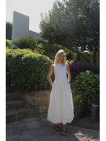 TOSCANA UZUN BEYAZ ELBİSE TOSCANA UZUN BEYAZ ELBİSE