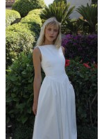 TOSCANA UZUN BEYAZ ELBİSE TOSCANA UZUN BEYAZ ELBİSE