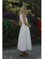 TOSCANA UZUN BEYAZ ELBİSE TOSCANA UZUN BEYAZ ELBİSE